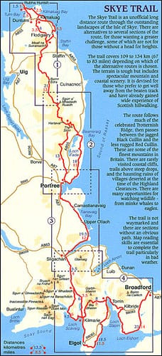 Map Skye Trail